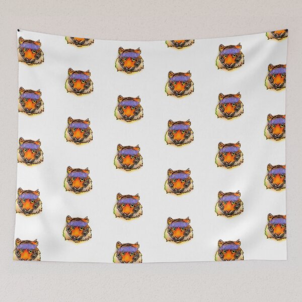 Item preview, Maple the Tiger gross emoji - animalz  designed and sold by Ashley’sAnimalz.