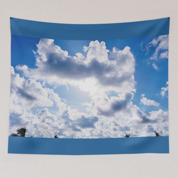 Item preview, Nubes esponjosas Cielo azul designed and sold by Rosemarie Guieb Designs.