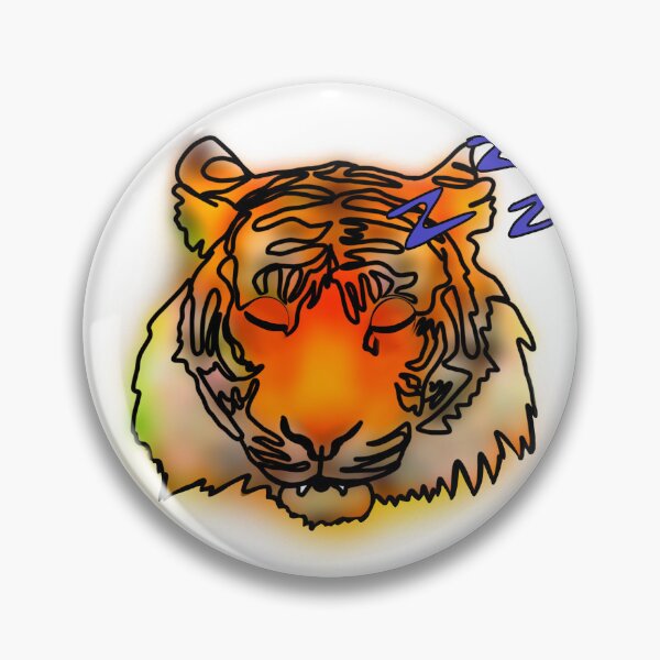 Item preview, Maple the Tiger tired emoji - animalz  designed and sold by Ashley’sAnimalz.