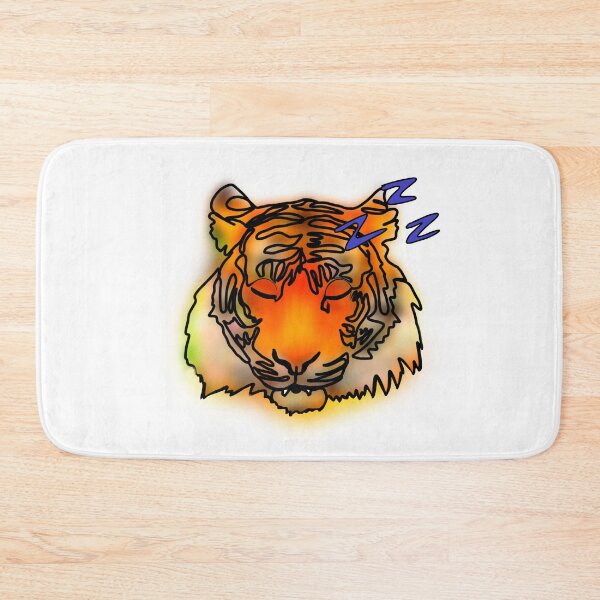 Item preview, Maple the Tiger tired emoji - animalz  designed and sold by Ashley’sAnimalz.