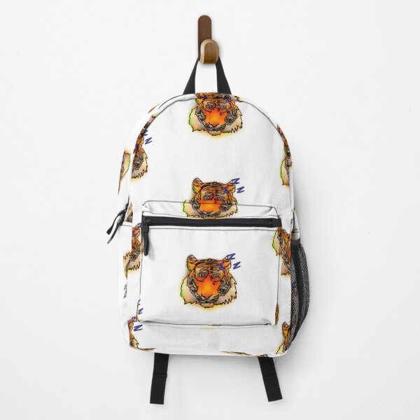 Item preview, Maple the Tiger tired emoji - animalz designed and sold by Ashley’sAnimalz.