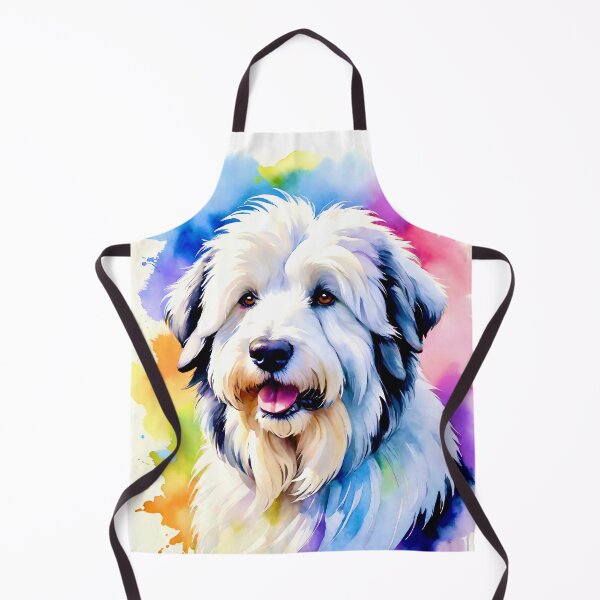 Item preview, Bobtail. Old English Sheepdog in watercolor style designed and sold by Steffani Lehmann.