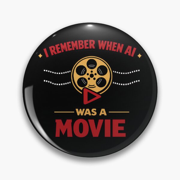 Item preview, Remember When AI Was Just Movies Funny Tech Nostalgia Design designed and sold by TeeTimeTreasure.