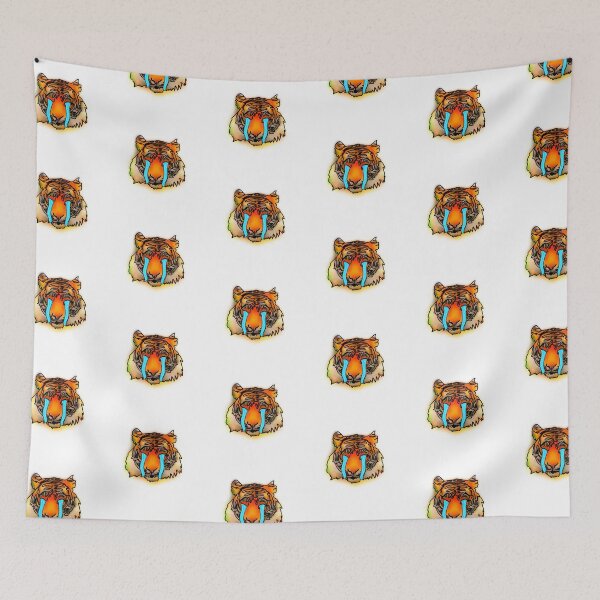 Item preview, Maple the Tiger crying emoji - animalz  designed and sold by Ashley’sAnimalz.