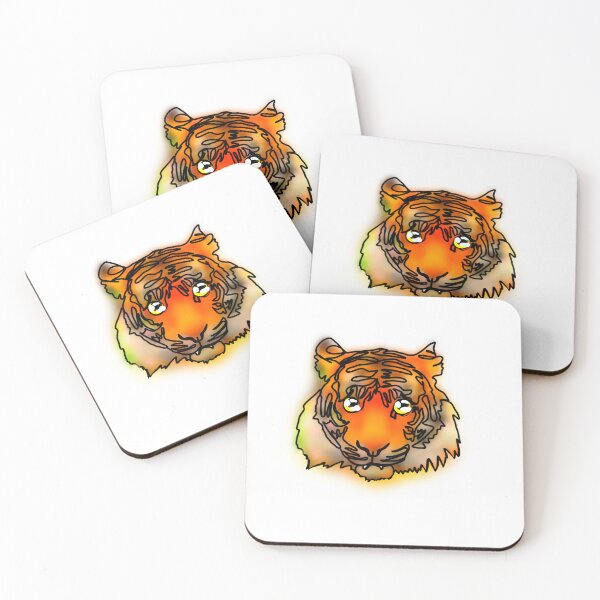 Item preview, Maple the Tiger teary emoji - animalz  designed and sold by Ashley’sAnimalz.