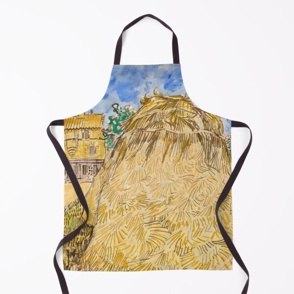 Item preview, Meules De Ble by Vincent van Gogh: Post Impressionist Countryside Poster designed and sold by artofuniverse.