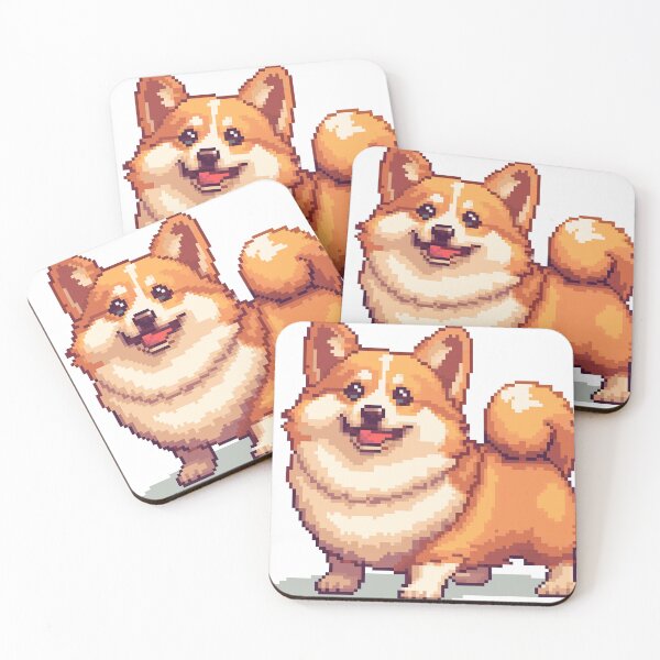 Item preview, Corgi 8 bit designed and sold by GhillaShop.