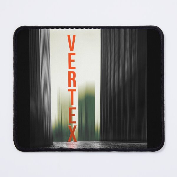 Item preview, Neo Noir Vertex Cityscape | Orange Neon Typography & Reflection designed and sold by P-Design-Lab.
