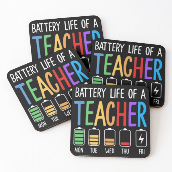 Item preview, Battery Life of a Teacher designed and sold by szydelkowanika.