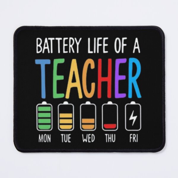 Item preview, Battery Life of a Teacher designed and sold by szydelkowanika.