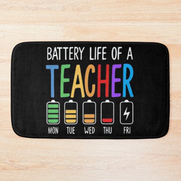 Item preview, Battery Life of a Teacher designed and sold by szydelkowanika.