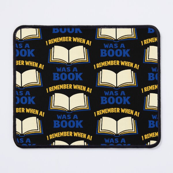 Item preview, I Remember When AI Was Just In Books Funny Tech Nostalgia Design designed and sold by TeeTimeTreasure.