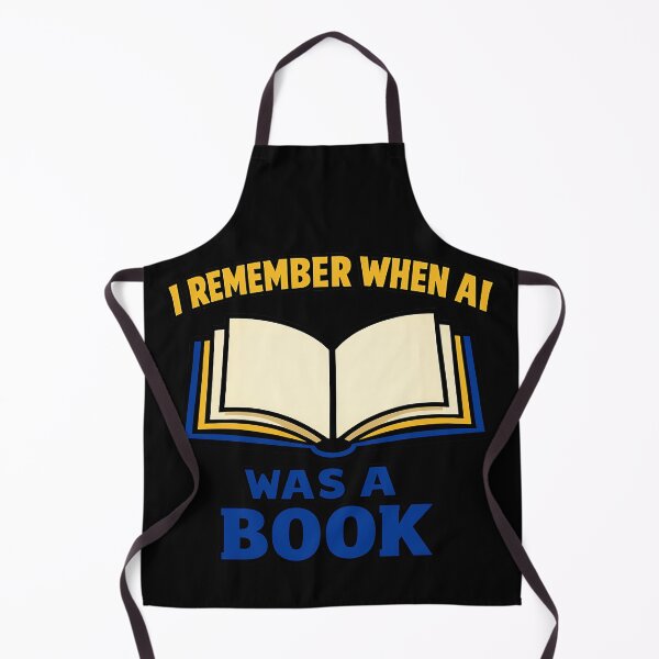 Item preview, I Remember When AI Was Just In Books Funny Tech Nostalgia Design designed and sold by TeeTimeTreasure.