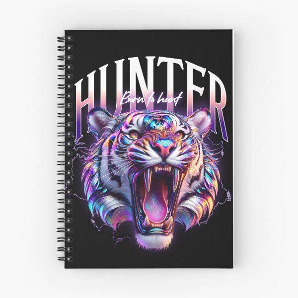 Item preview, Neon Cyber Tiger - Born to Hunt Urban Streetwear designed and sold by SoulTreasures.