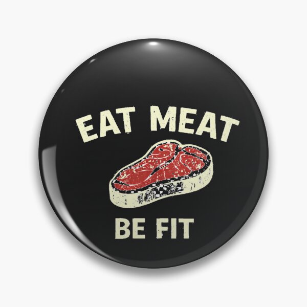 Item preview, Eat Meat Be Fit Steak Vintage Gym T-Shirt designed and sold by MyOwnLab.