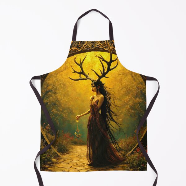 Item preview, Elen of the Shimmering Ways | Celtic Forest Goddess Art | Stoneflower-Art designed and sold by Stoneflower-Art.