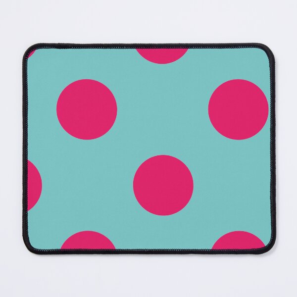 Item preview, LARGE POLKA DOTS 1-2026. NEON PINK AND AQUA GREEN designed and sold by isamartindesign.