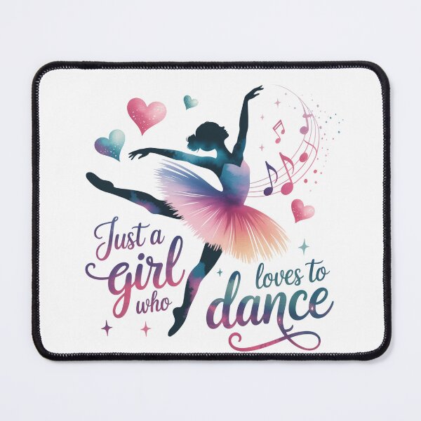 Item preview, Just a Girl Who Loves to Dance  designed and sold by chicdeboutique.