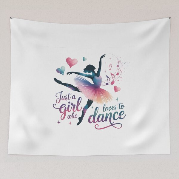 Item preview, Just a Girl Who Loves to Dance  designed and sold by chicdeboutique.