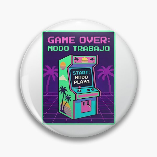 Item preview, Retro Arcade Summer - Beach Mode Start designed and sold by LexxiShopArtss.