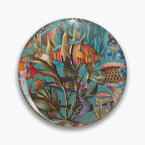 Item preview, Magic Underwater Wonderland Coral Reef Teal designed and sold by artsandsoul.