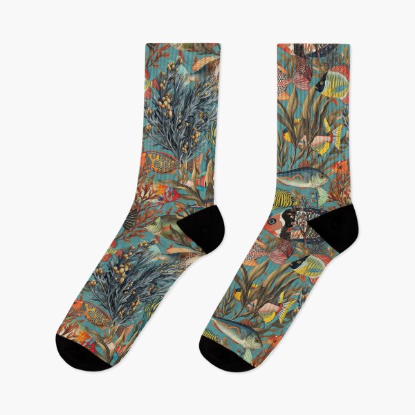 Item preview, Magic Underwater Wonderland Coral Reef Teal designed and sold by artsandsoul.