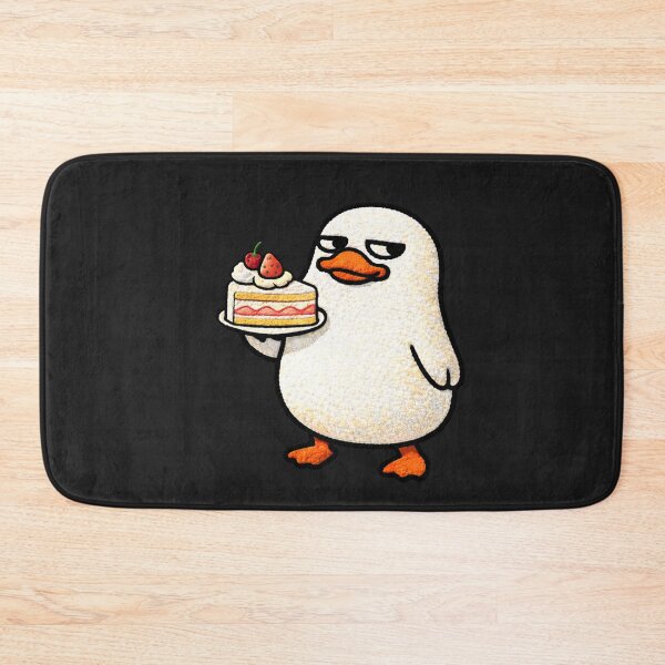 Item preview, Fancy Dessert Duck – Cute Chibi Duck Cake Kawaii Aesthetic Design designed and sold by ColorSplash123.