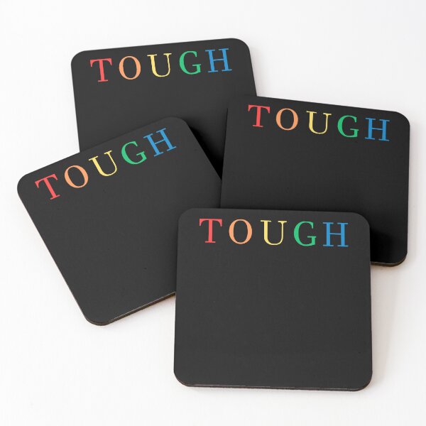Item preview, Tough bold rainbow graphic tee designed and sold by TeeHeeRiot.