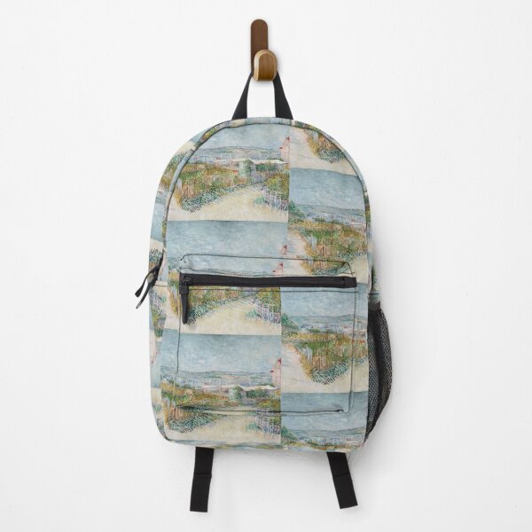 Item preview, Montmartre Behind the Moulin De La Galette by Vincent van Gogh: Garden Landscape Poster designed and sold by artofuniverse.