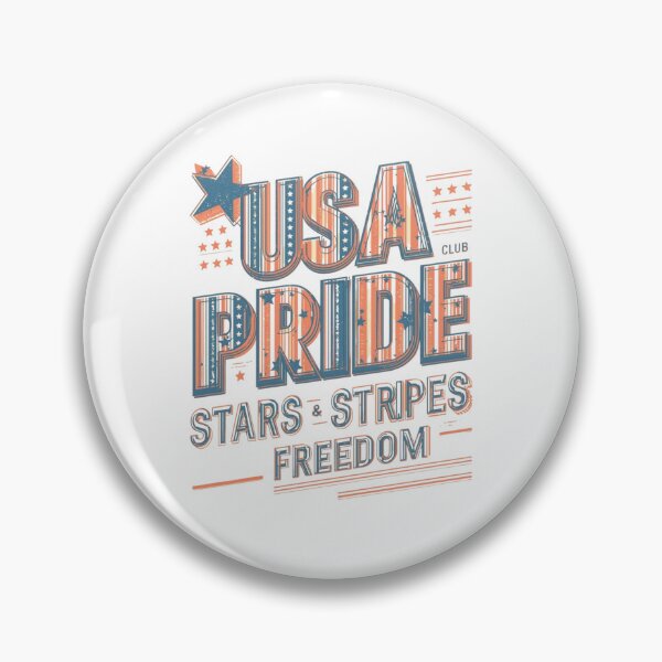 Item preview, USA Pride Club – Stars Stripes Freedom  designed and sold by KapiPrint.