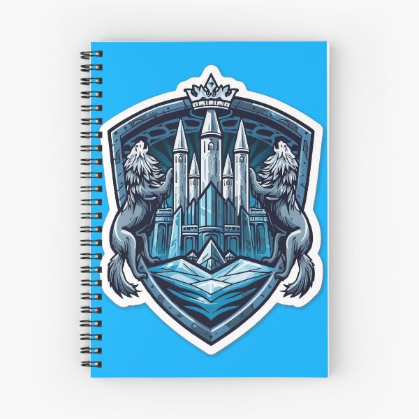 Item preview, Blue Crystal Fortress - Epic Fantasy Castle designed and sold by ArtByLorrens.