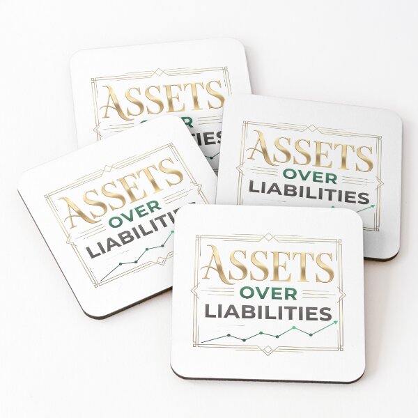 Item preview, Assets Over Liabilities – Build Wealth Mindset Finance Quote designed and sold by WealthSmith.