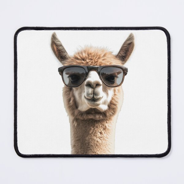 Item preview, Funny cool Alpaca wearing sunglasses designed and sold by LazyOwlStore.