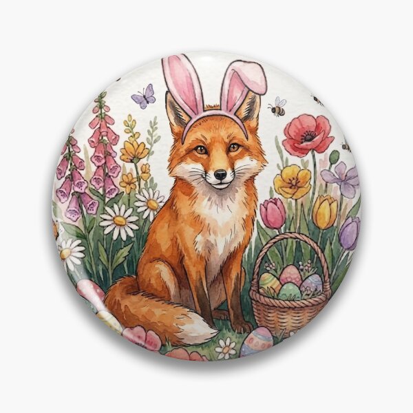 Item preview, Funny Fox Happy Easter Egg Bunny Boys Girls Kids designed and sold by FurryHavenPH.