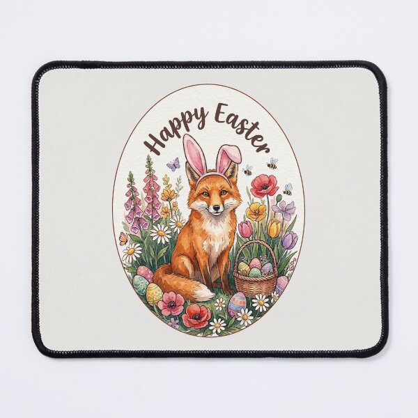 Item preview, Funny Fox Happy Easter Egg Bunny Boys Girls Kids designed and sold by FurryHavenPH.