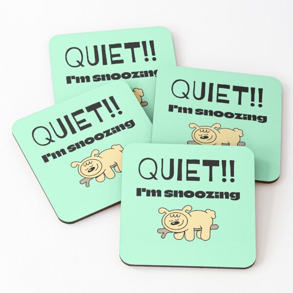 Item preview, Quiet!! I’m Snoozing – Funny Sleeping Dog Cartoon Design designed and sold by Atlantic Flyer Designs.