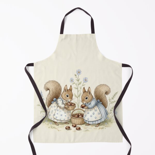 Item preview, Squirrel Friends Gathering Autumn Chestnuts designed and sold by Pasteltone.