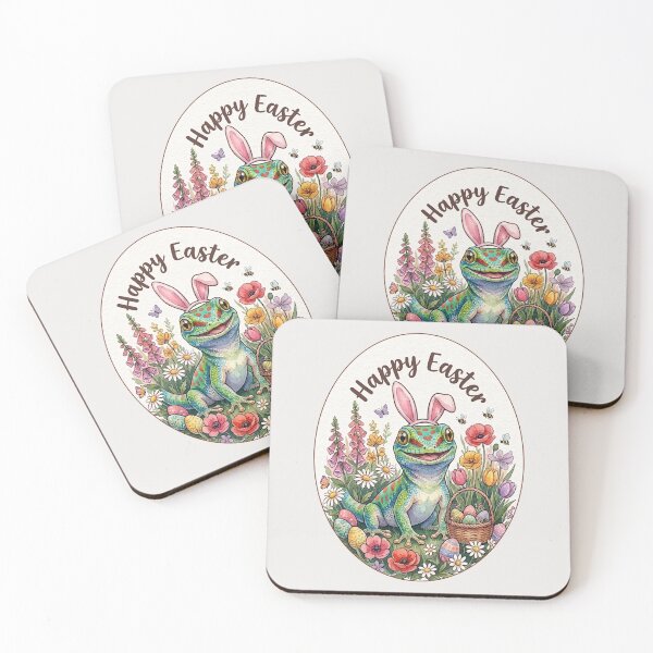 Item preview, Funny Gecko Happy Easter Egg Bunny Boys Girls Kids designed and sold by FurryHavenPH.