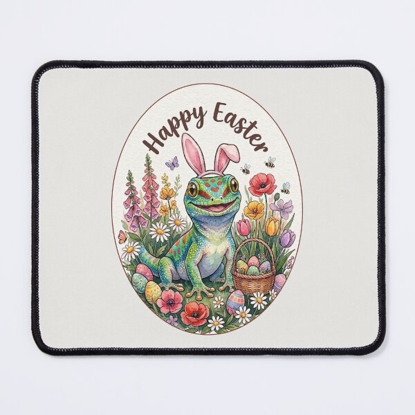 Item preview, Funny Gecko Happy Easter Egg Bunny Boys Girls Kids designed and sold by FurryHavenPH.