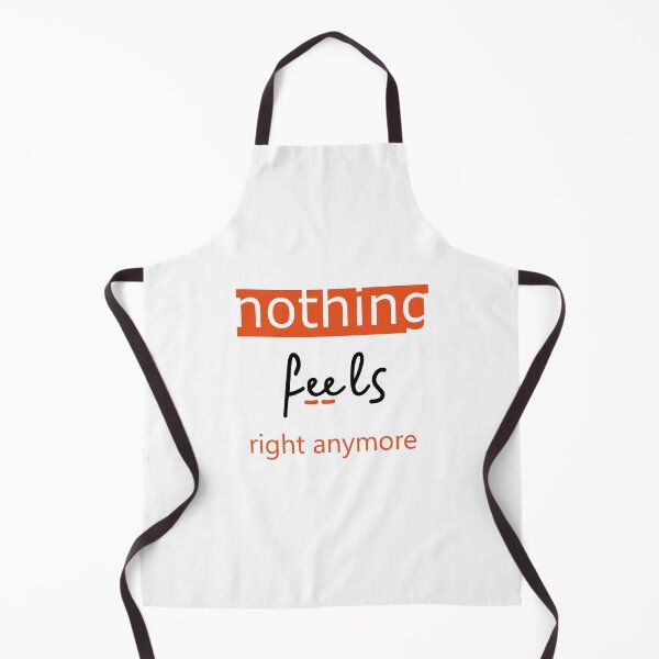 Item preview, Nothing Feels Right Anymore | Minimalist Typography Design designed and sold by Shadryx.