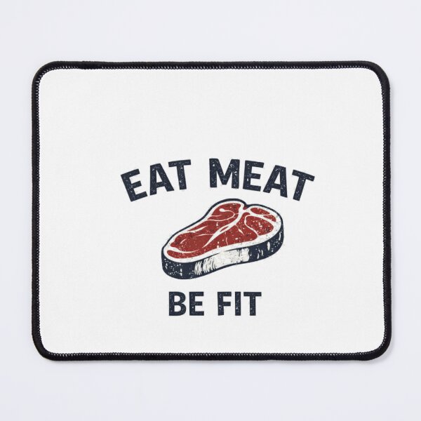 Item preview, Eat Meat Be Fit Steak Vintage Gym T-Shirt designed and sold by MyOwnLab.