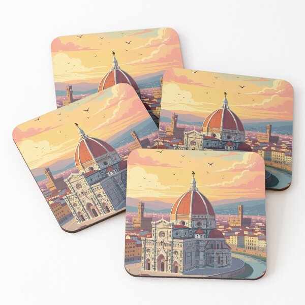 Item preview, Visit Florence - Vintage Assassin Travel Poster designed and sold by Eagle Vision Designs.