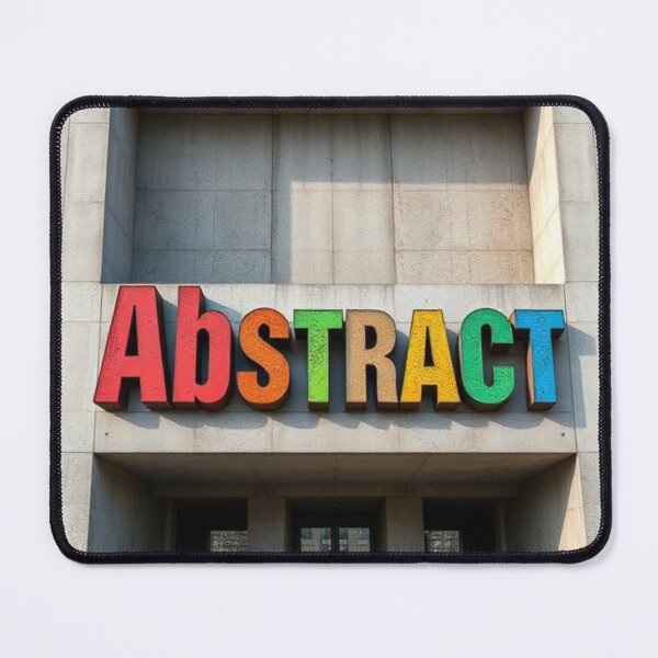 Item preview, Concrete building with abstract multicolored urban art style designed and sold by RAISC.