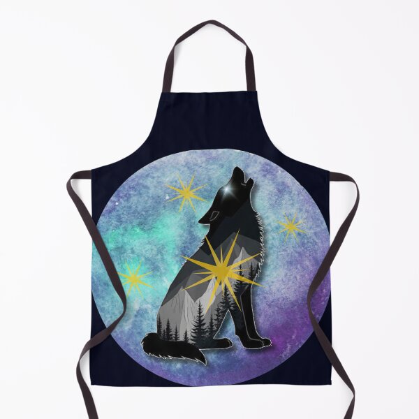 Item preview, Mystic Wolf: Cosmic Nature Double Exposure designed and sold by Diseño que alegran tu día.