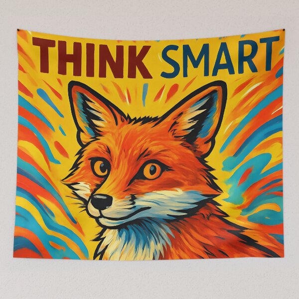 Item preview, Think Smart Fox designed and sold by Angellacelin.