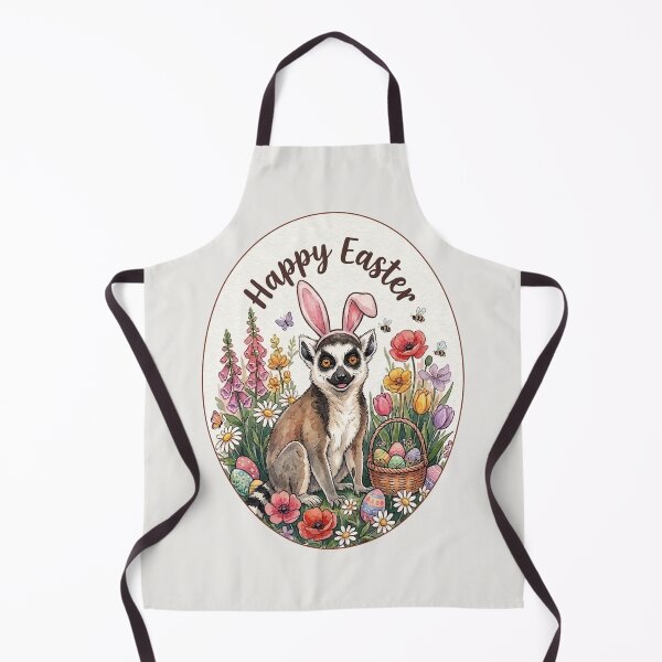 Item preview, Funny Lemur Happy Easter Egg Bunny Boys Girls Kids designed and sold by FurryHavenPH.