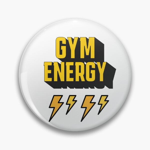 Item preview, Gym Energy Bold Fitness Motivation Graphic Design designed and sold by Patina & Pixel.