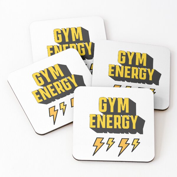 Item preview, Gym Energy Bold Fitness Motivation Graphic Design designed and sold by Patina & Pixel.