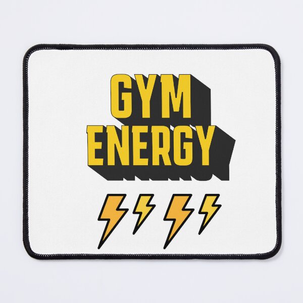 Item preview, Gym Energy Bold Fitness Motivation Graphic Design designed and sold by Patina & Pixel.