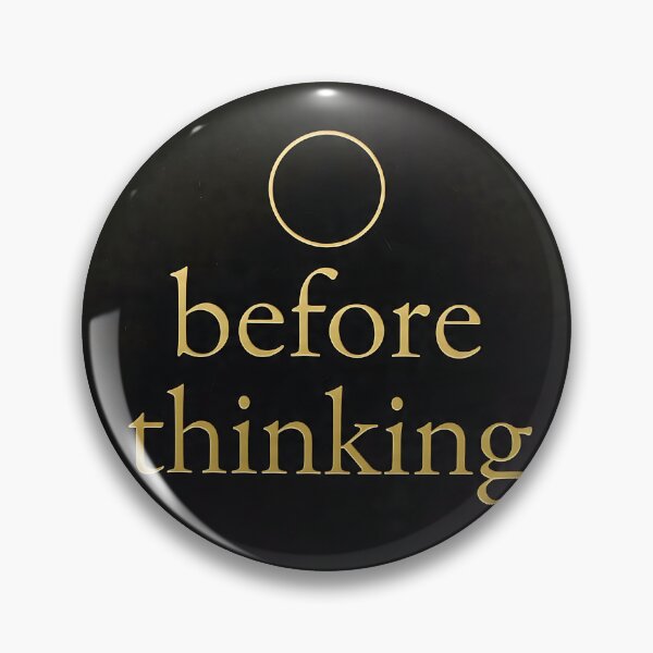 Item preview, Before Thinking Mindfulness - Diseño Zen Minimalista Dorado designed and sold by eikulabs.
